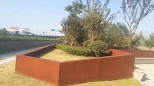 高州耐候钢挡土墙